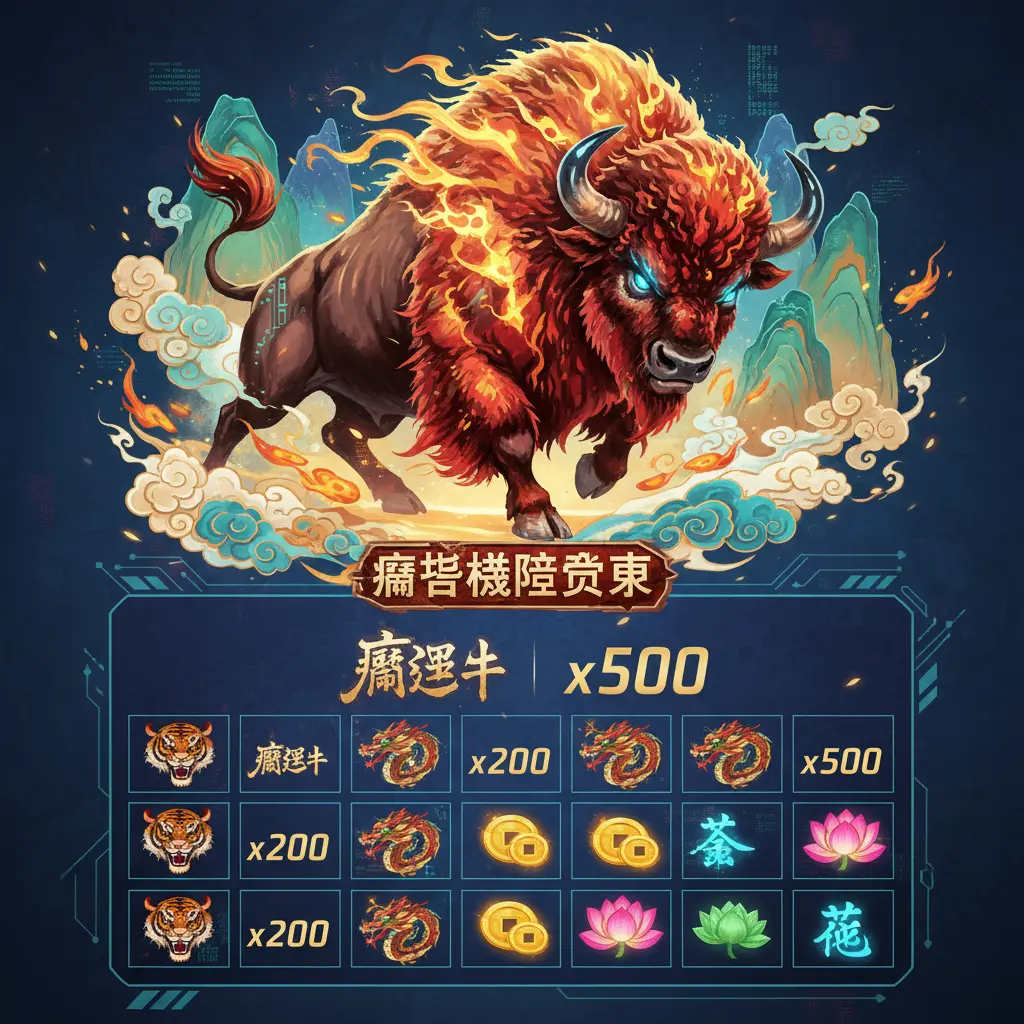 老虎機賠率表 - 瘋狂野牛